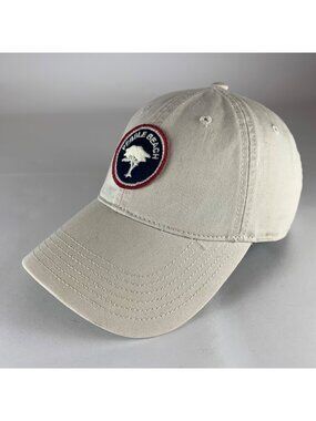 Pebble Beach Unisex Beige Legacy Relaxed Fit Strapback Adjustable Hat